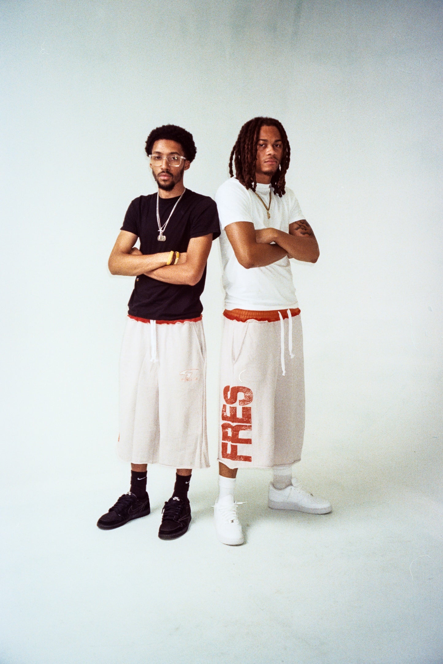 Fres sweat long shorts (gray)