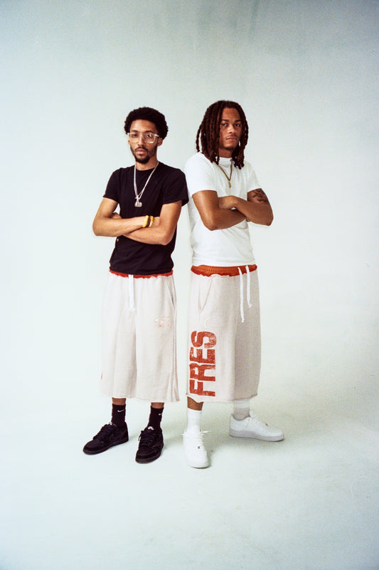 Fres sweat long shorts (gray)